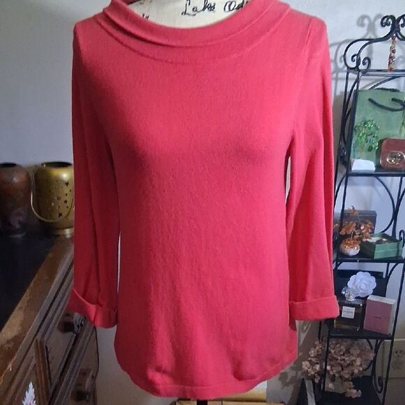 Boden Womens Dark Pink Long Sleeve Top Size US 6 - Picture 1 of 7